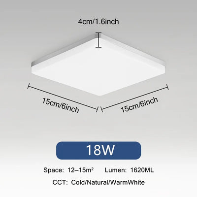 Led Deckenleuchte Mit Bewegungsmelder Rechteckig