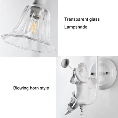 Wandlampe Antik Weiß