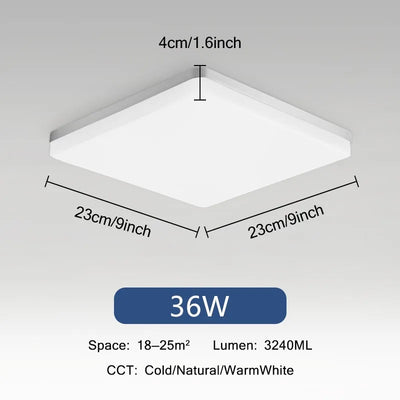 Led Deckenleuchte Mit Bewegungsmelder Rechteckig