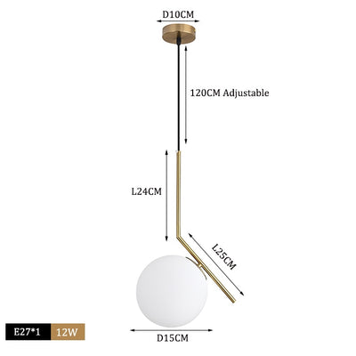 Hängende Deckenleuchte Led