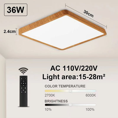 Led Deckenleuchte Dimmbar Mit Fernbedienung Rechteckig