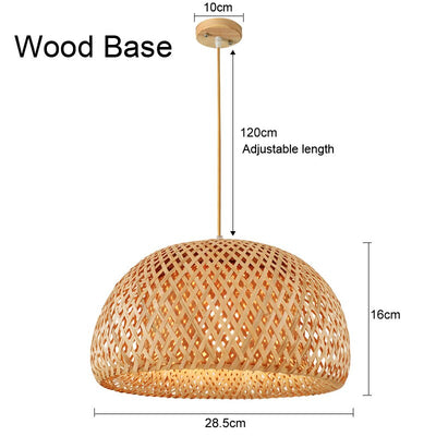 Deckenleuchte Rund Rattan